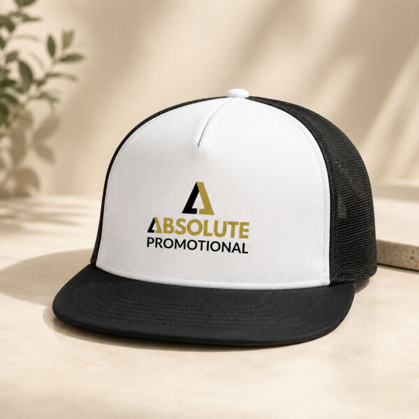 District®  Flat Bill Snapback Trucker Cap. DT624 Thumbnail