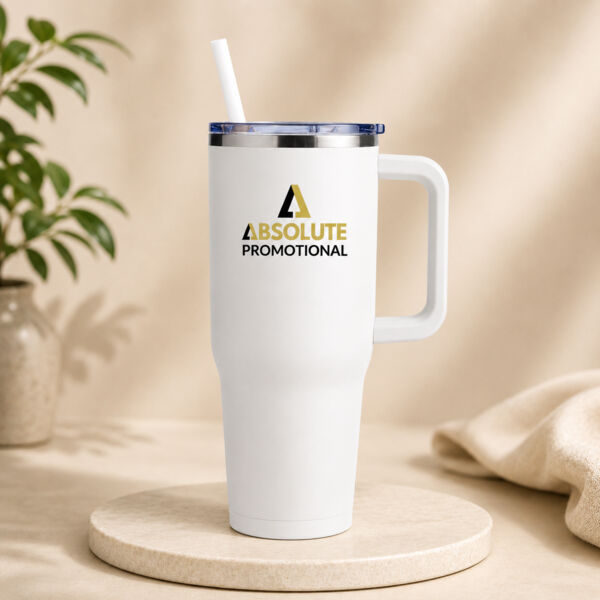 Harriton - 40oz Vacuum Travel Mug Thumbnail