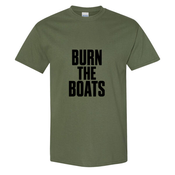 Core Cotton DTG Tee - Unisex Heavy Cotton™ T-Shirt - Burn The Boats Thumbnail