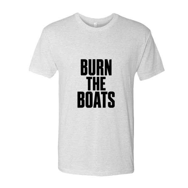 6010 Unisex Triblend T-Shirt - Burn The Boats  Thumbnail